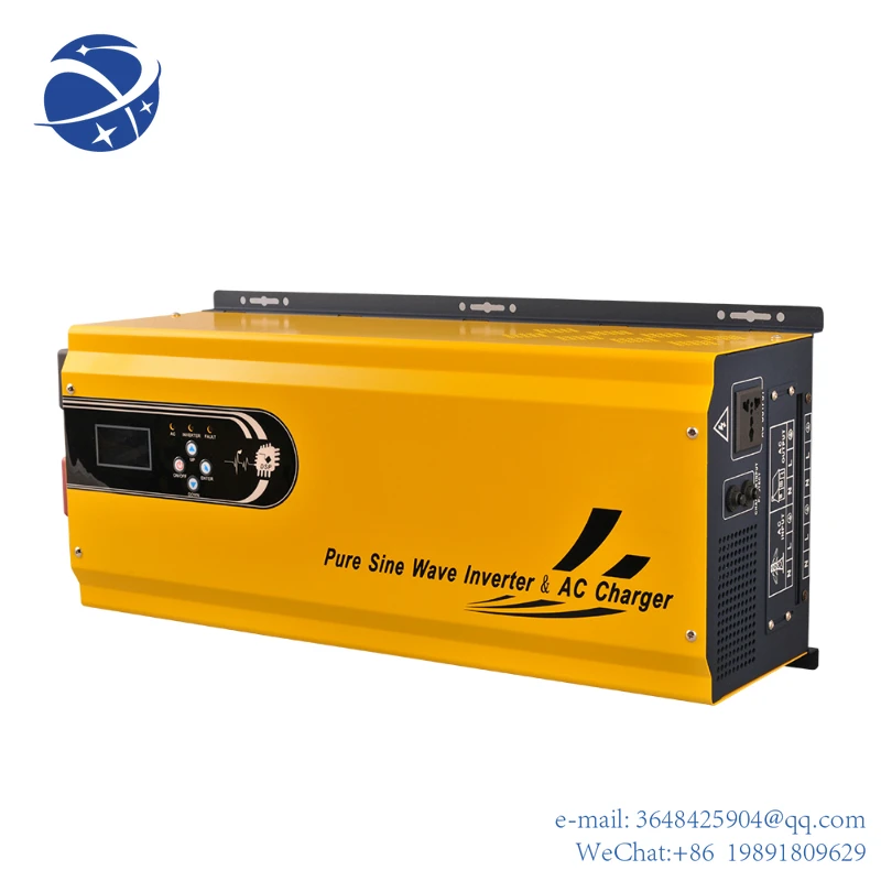 YYHC6000w pure sine wave inverter low frequency inverter with battery charger 12V 24V 48V 7kw 8kw 10kw