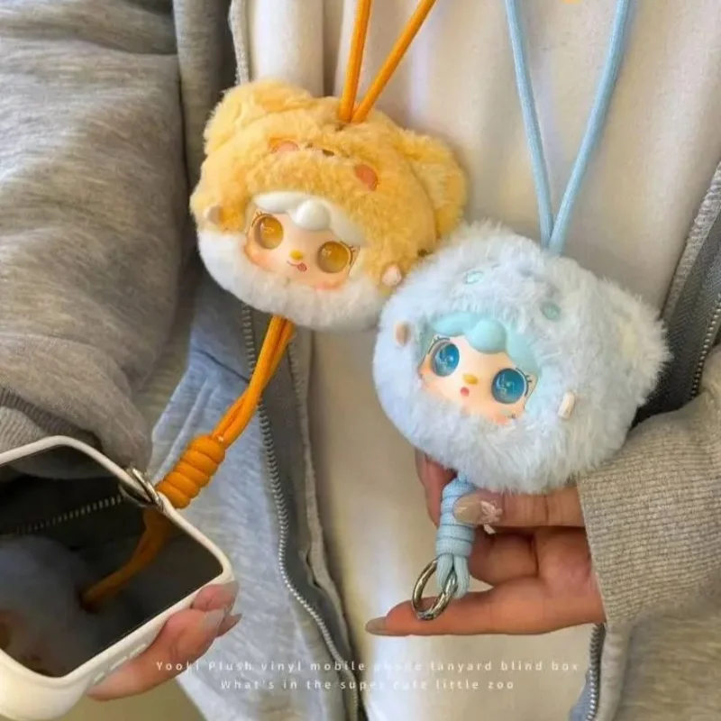 

Подлинная серия Yooki V7 Mini Zoo, слепая коробка, кавайная плюшевая кукла, сумка, подвеска, брелок для телефона, ремешок, модная игрушка-сюрприз, подарок для девочки