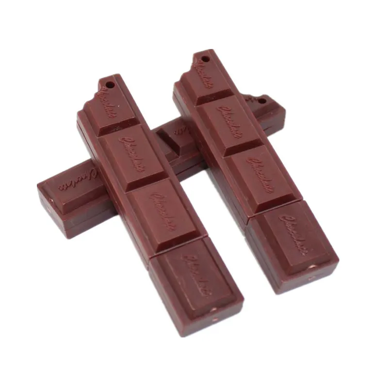5pcs/ lot , Novelty Chocolate Shaped Ballpoint Pen as Gift Pen for School Kids , 0.7mm Black Ink , 9.5cm in Length