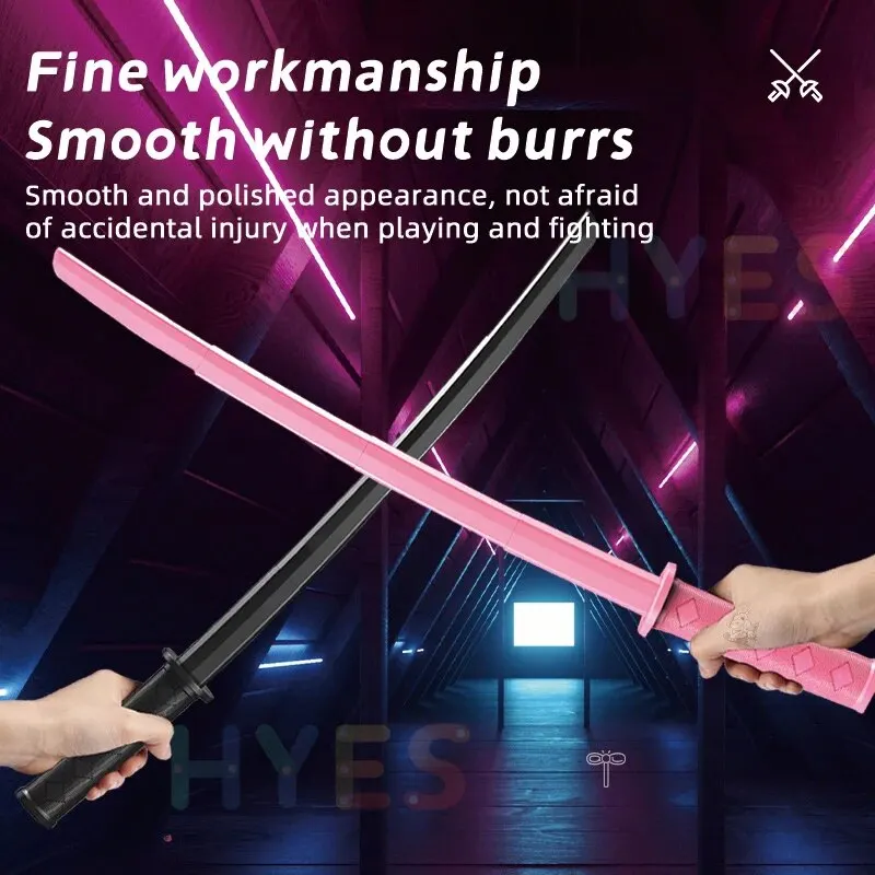Faca samurai de gravidade extensível, adereço de cosplay, descompressão, brinquedo katana retrátil criativo, espada de gravidade, presentes para crianças e adultos