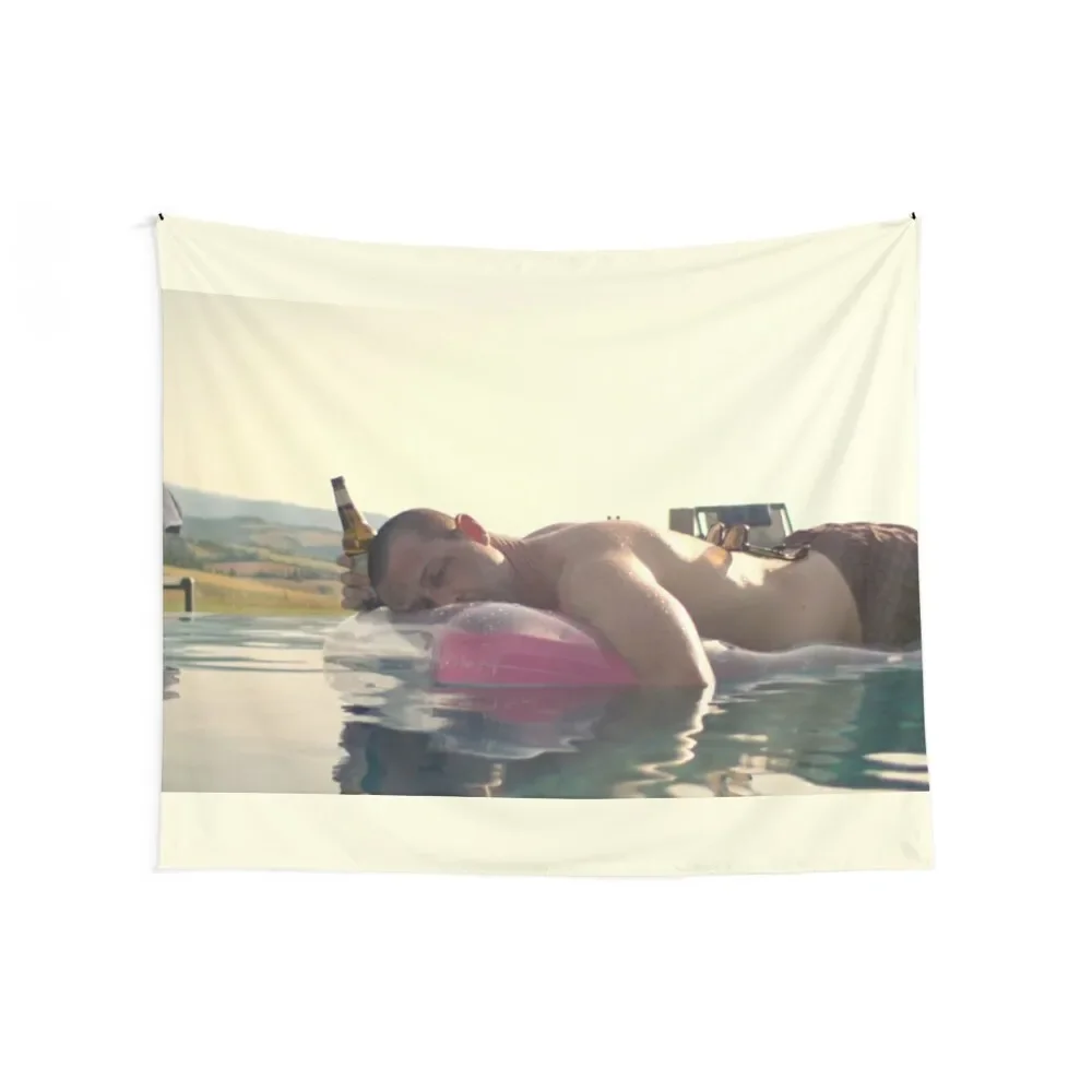 Kendall Roy Sad in the Pool - Succession Tapestry Aesthetics For Room Nordic Home Decor Anime Decor Tapestry