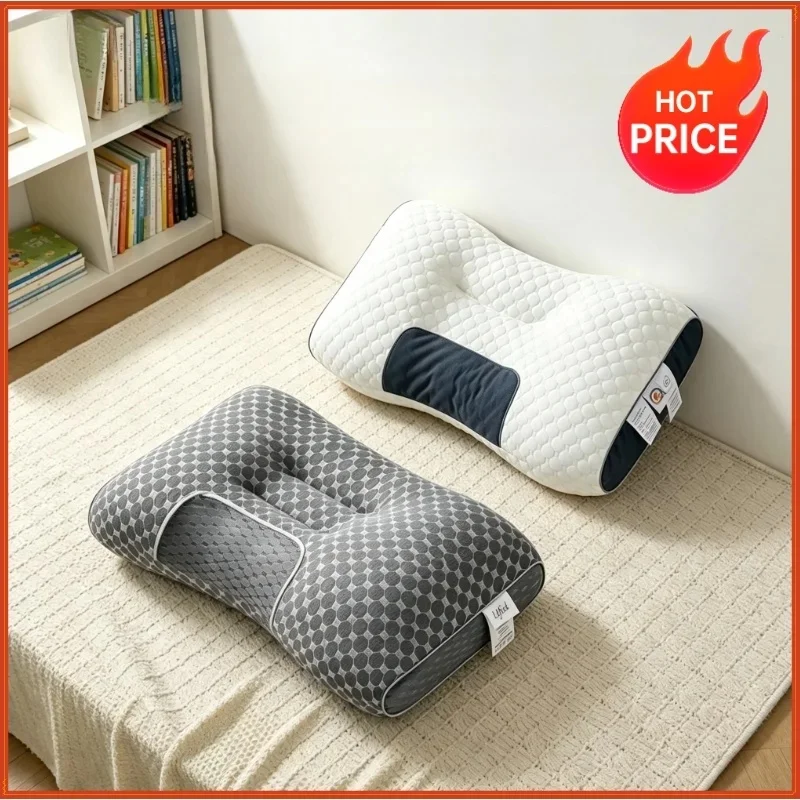 1p Christmas Stocking Stuffers Gift For Mom Massage Neck Pillow Ergonomic Orthopedic Contour Support Adjustable Sleeping Comfort