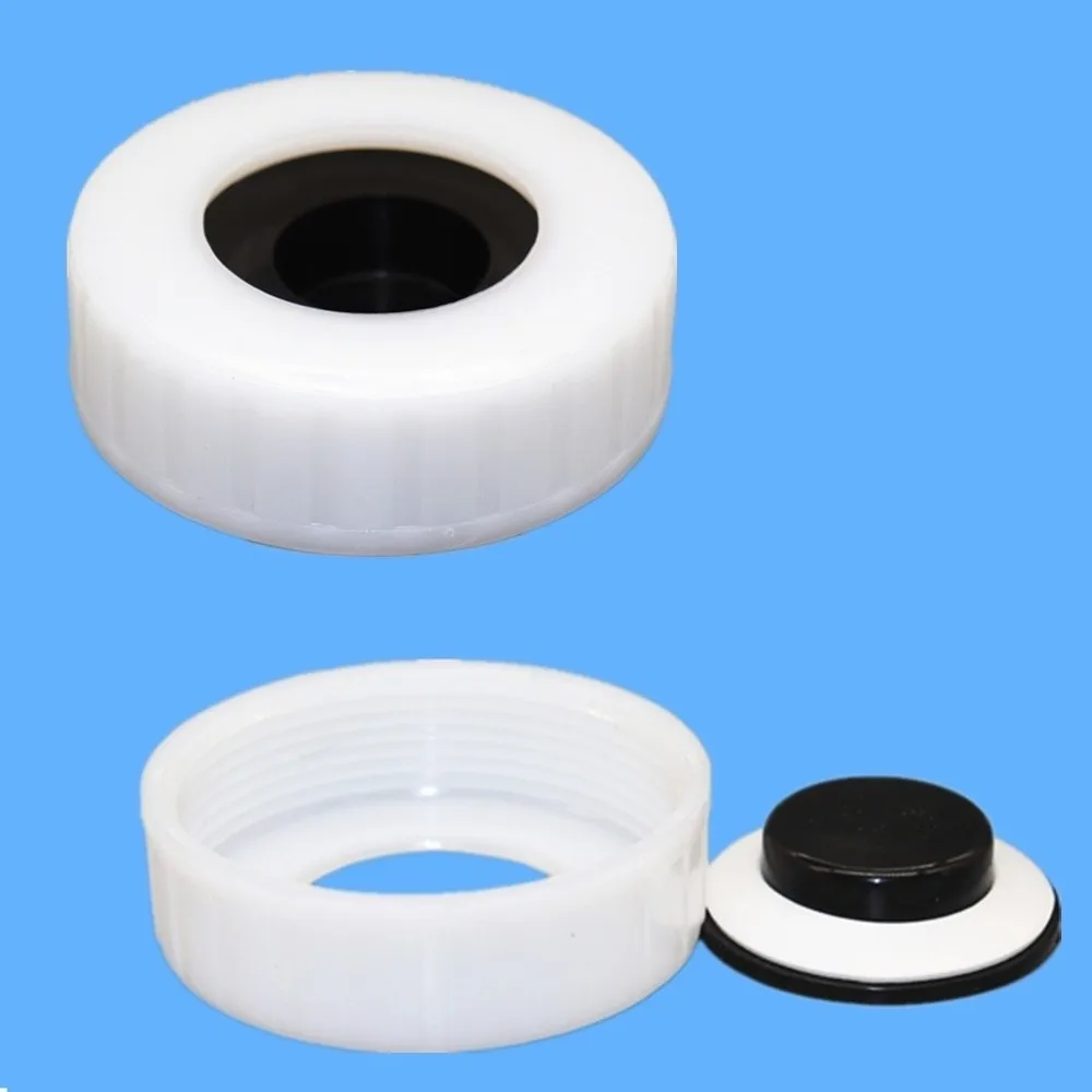 Plastic IBC Tank Cap Lightweight Threaded Drainage Outlet Adapter Corrosion Resistant Leak-proof Reducing Adapter