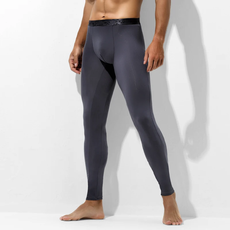 Bullet separate scrotum support long Johns without underwear leggings thermal pants line pants men's thin underpants autumn and