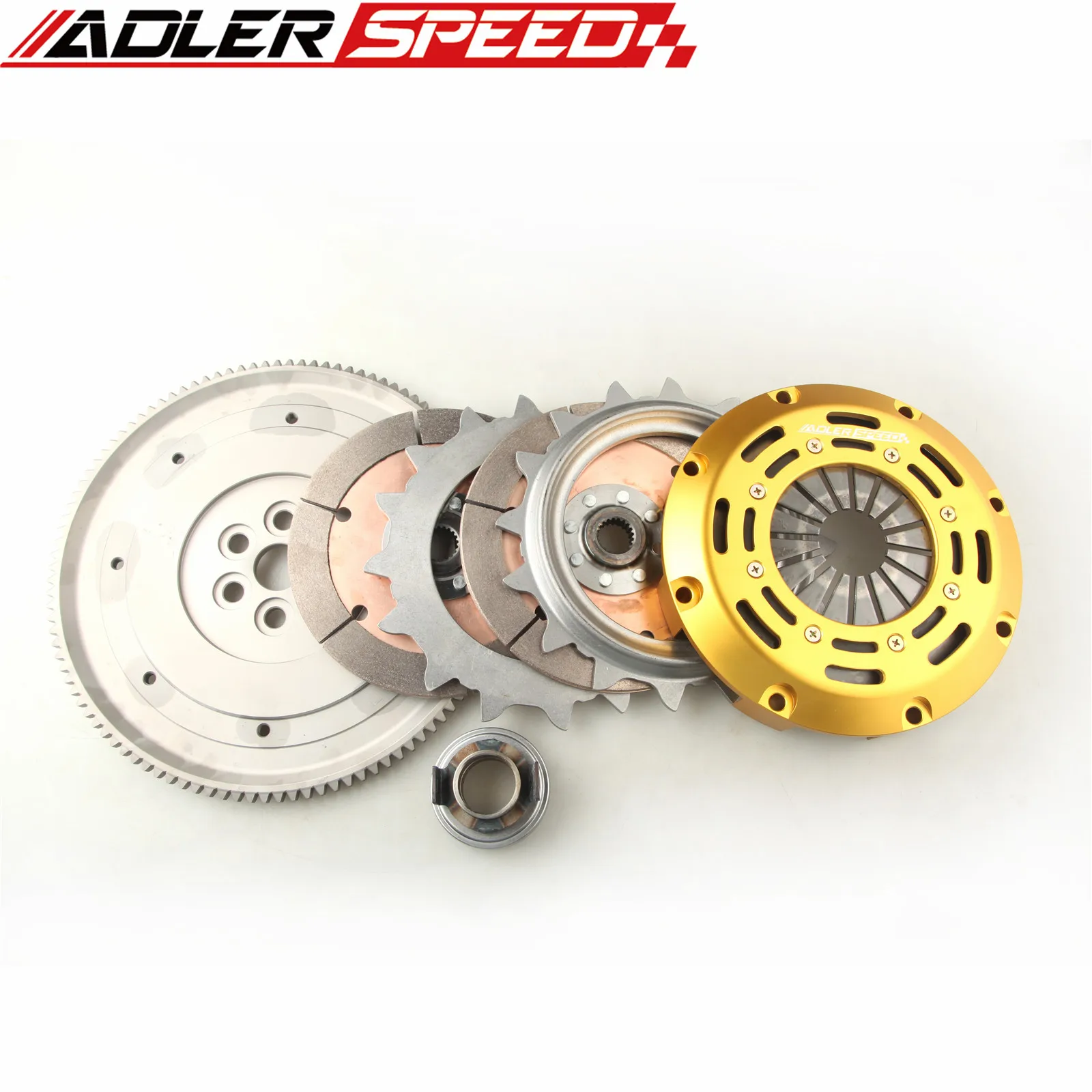 ADLERSPEED Racing Clutch Twin Disk For 1989-1991 HONDA CIVIC CRX 1.5L 1.6L D15 D16