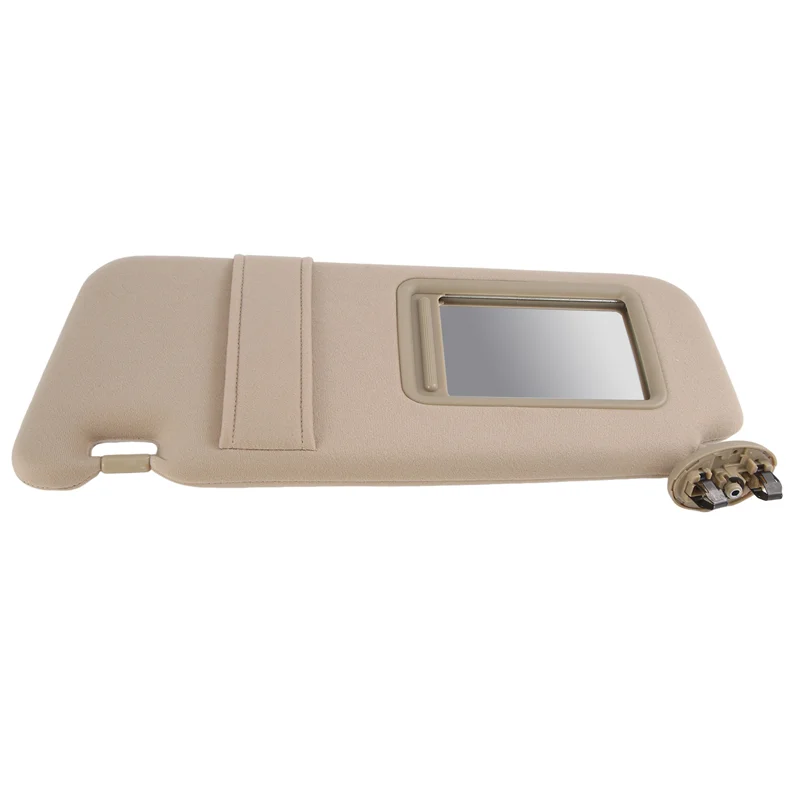 

NEW-For 2007-2011 Toyota Camry Left Driver Side Sun Visor Sunshade Light Beige