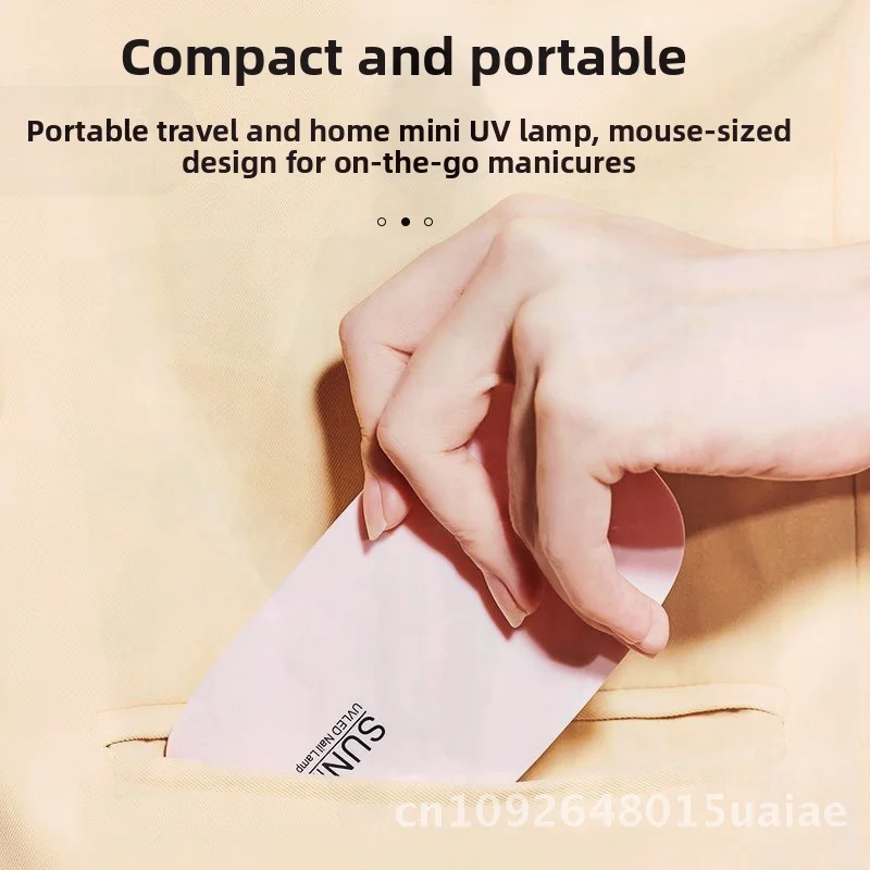 Portable Nail Light Phototherapy Mini Mouse Design USB Powered Quick-Drying UV Lamp for Home And Dormitory Use