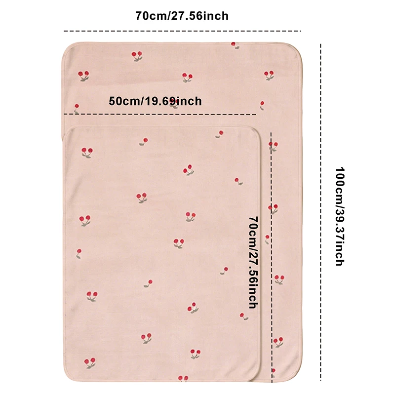 Portable Diaper Changing Pad Foldable Baby Changing Mat for Diaper Bag  Compact Lightweight Newborn Changer Travel Essential