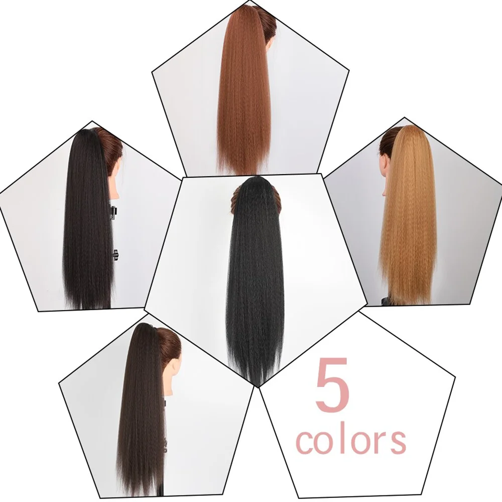 Thumbnail 3 - #76 Latest Synthetic Drawstring Ponytails Offers