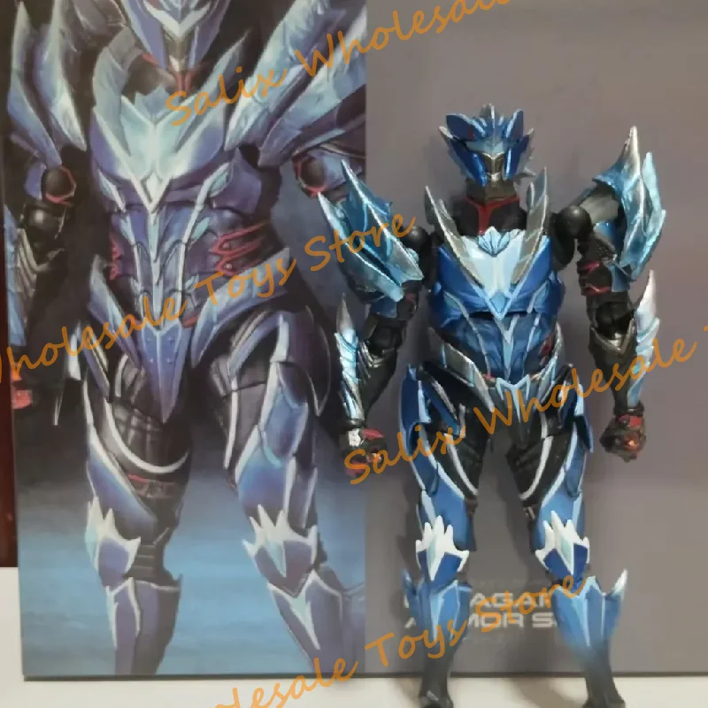 متوفر في المخزون مجموعة Kaiyodo Lunagaron Revoltech مذهلة Yamaguchi Monster Hunter Rise: Sunbreak Lunagaron مجموعة نموذج لجسم دمى هدايا