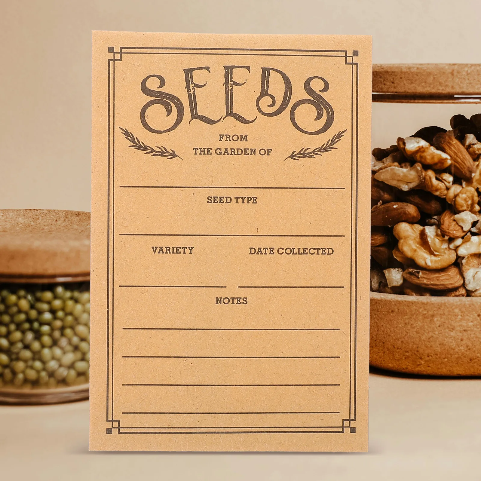 

50 Pcs Multipurpose Vegetable Seeds Planting Kraft Paper Packet Envelopes Cash for Budgeting