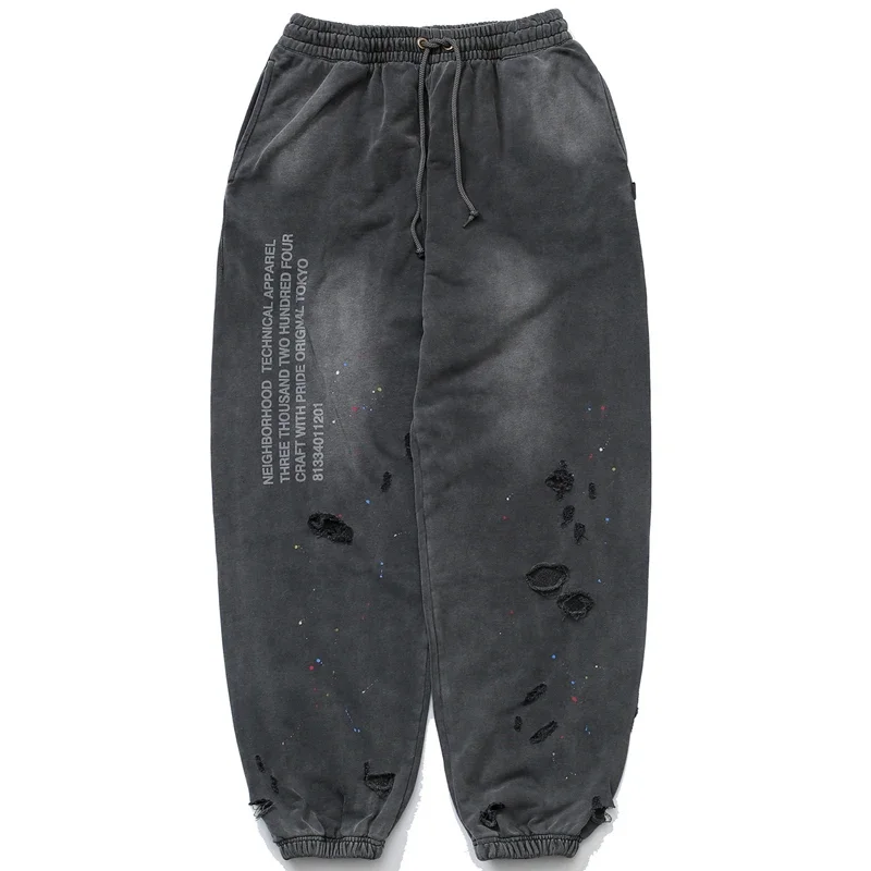 

NBHD Sport Pants High Street Hip Hop Men's Loose Casual American Vintage NEIGHBORHOOD Sweatpants