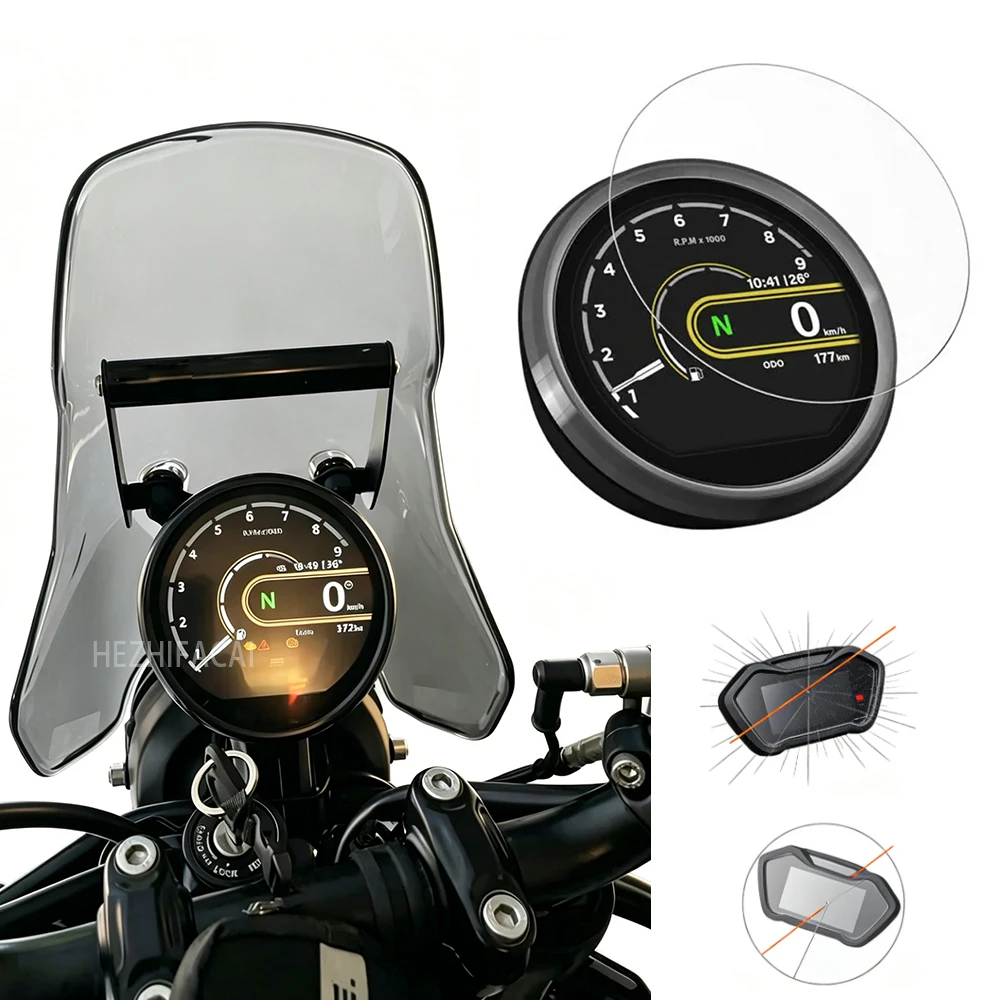 For HIMALAYAN 450 452 Bear 650 2025 2026 2027 BEAR650 Instrument Cluster Scratch Protection Film Dashboard Protector 1/2/3Set
