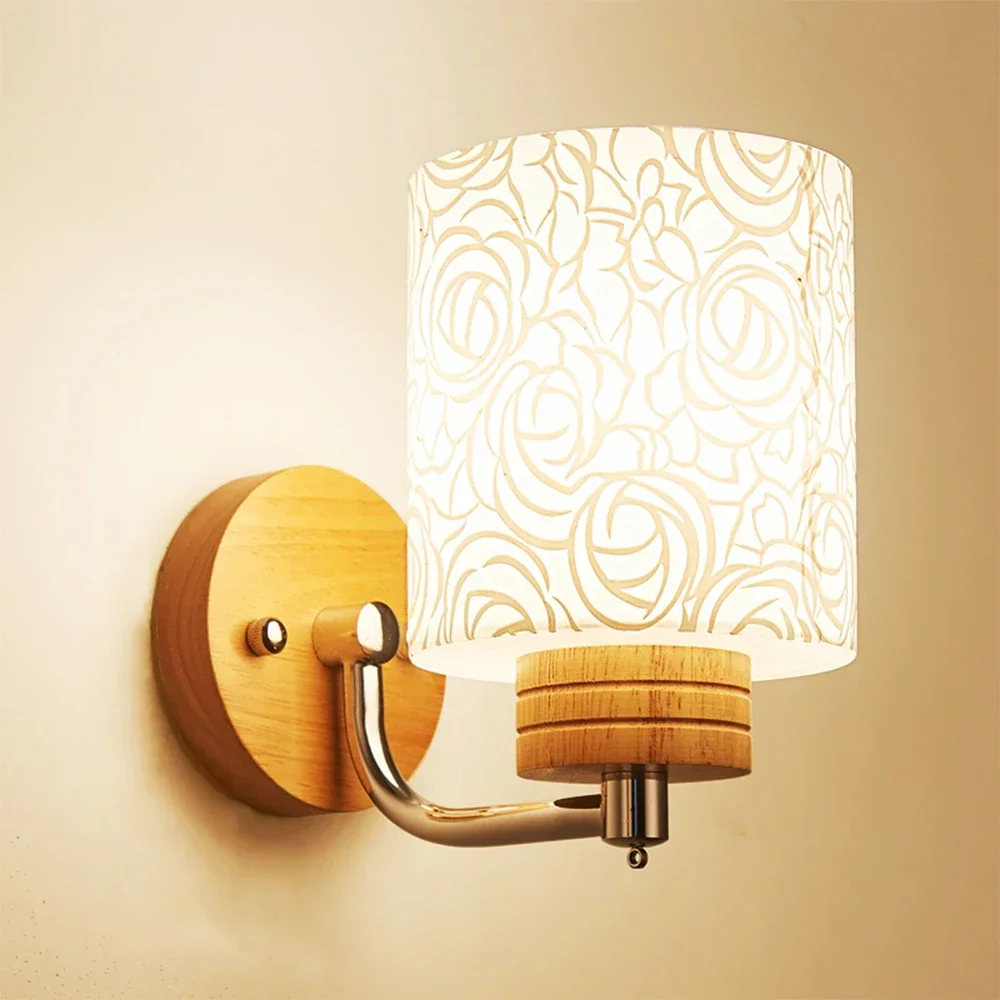 Creative Simple Style Wall Lamps Indoor Bedroom Bedding Lamp Luminaria Staircase Living Room Light