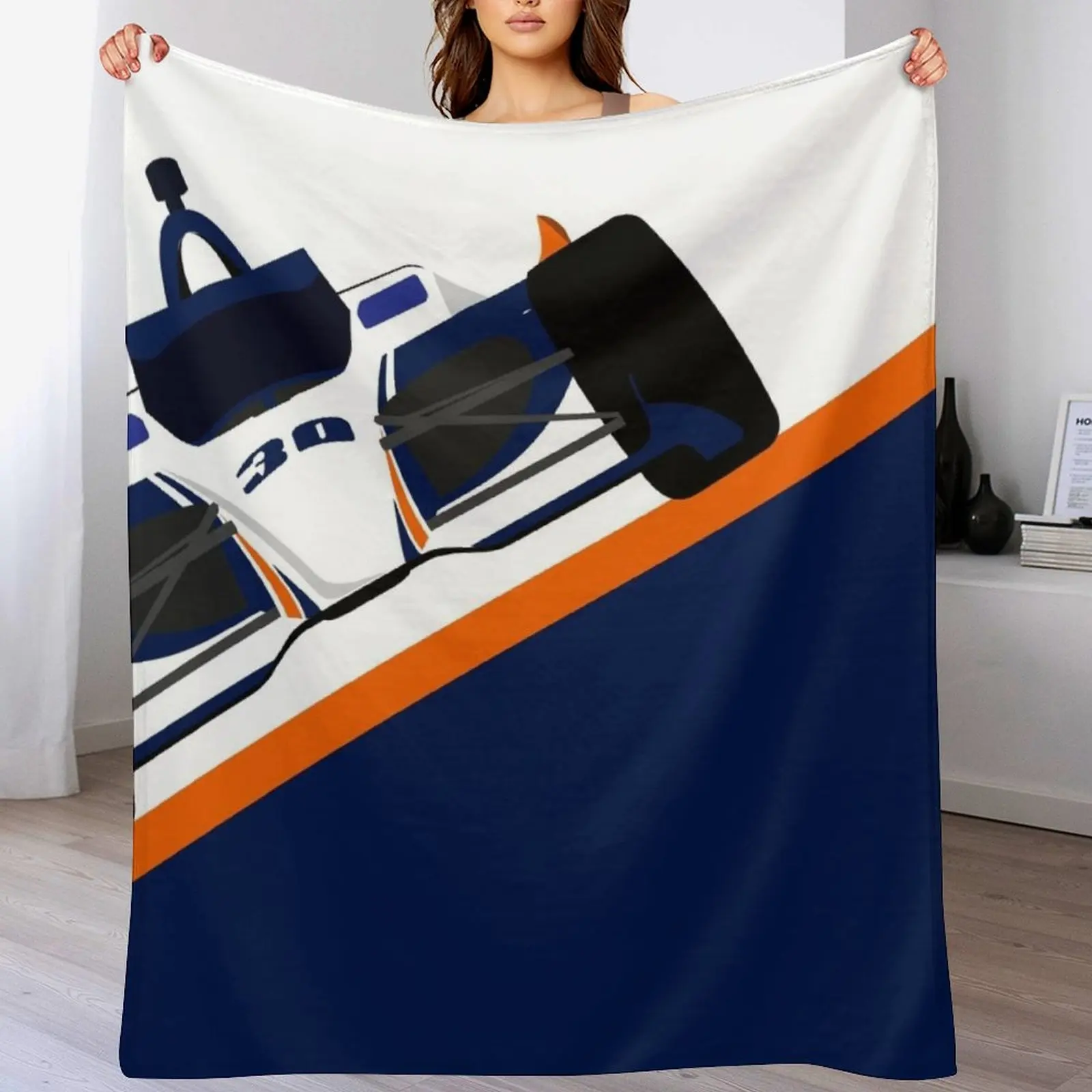 

Sato Indycar Throw Blanket Flannels christmas gifts Nap Luxury Thicken Blankets