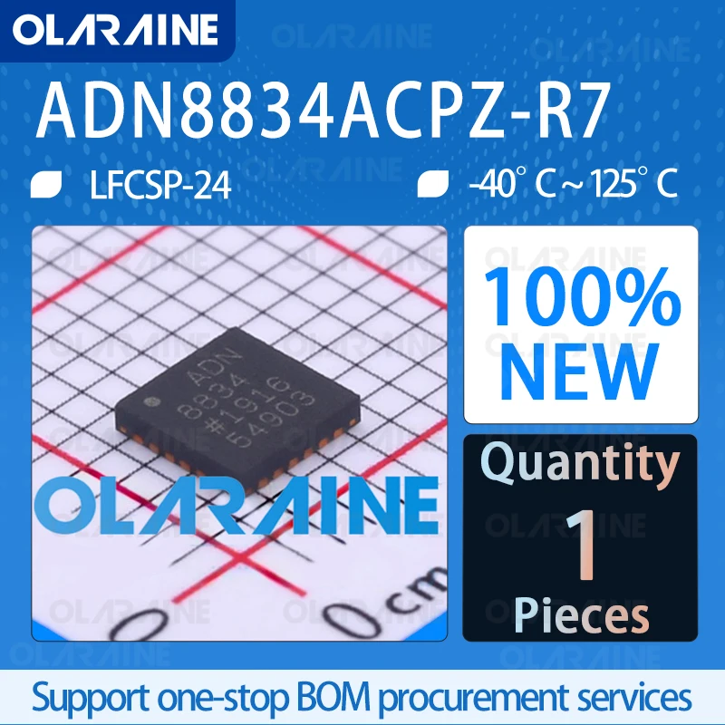 ADN8834ACPZ-R7 LFCSP-24 Professional Power Management (PMIC)  IC chip circuit controller switch processor sensor OLARAINE