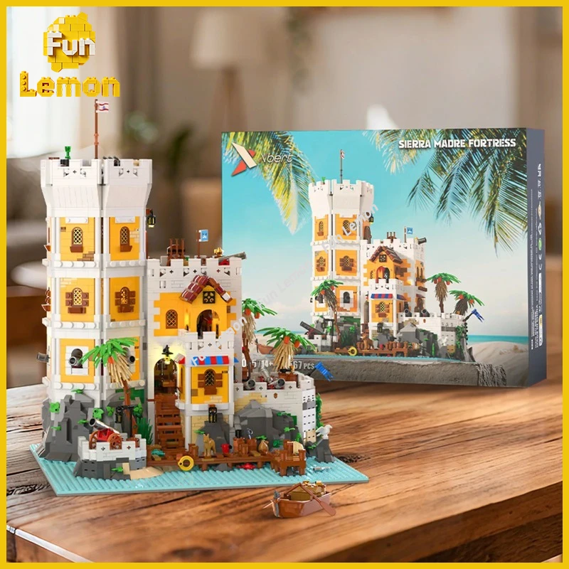 

66095 Королевский пиратский замок-крепость, набор строительных блоков из 4567 деталей – большой развивающий конструктор для самостоятельной сборки, серия «Пираты»