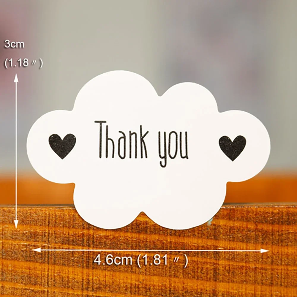 120PCS Clouds Thank You Stickers for Envelope Seal Labels Gift Packaging decor Birthday Party Scrapbooking Stationery Sticker