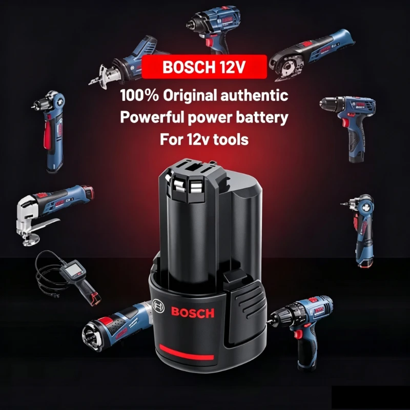 Bosch 12V 2.0Ah 3.0Ah Battery Quick Charge Station for GBA12V Series Li‑ion Battery for Bosch 12V Cordless Power Drill Tools
