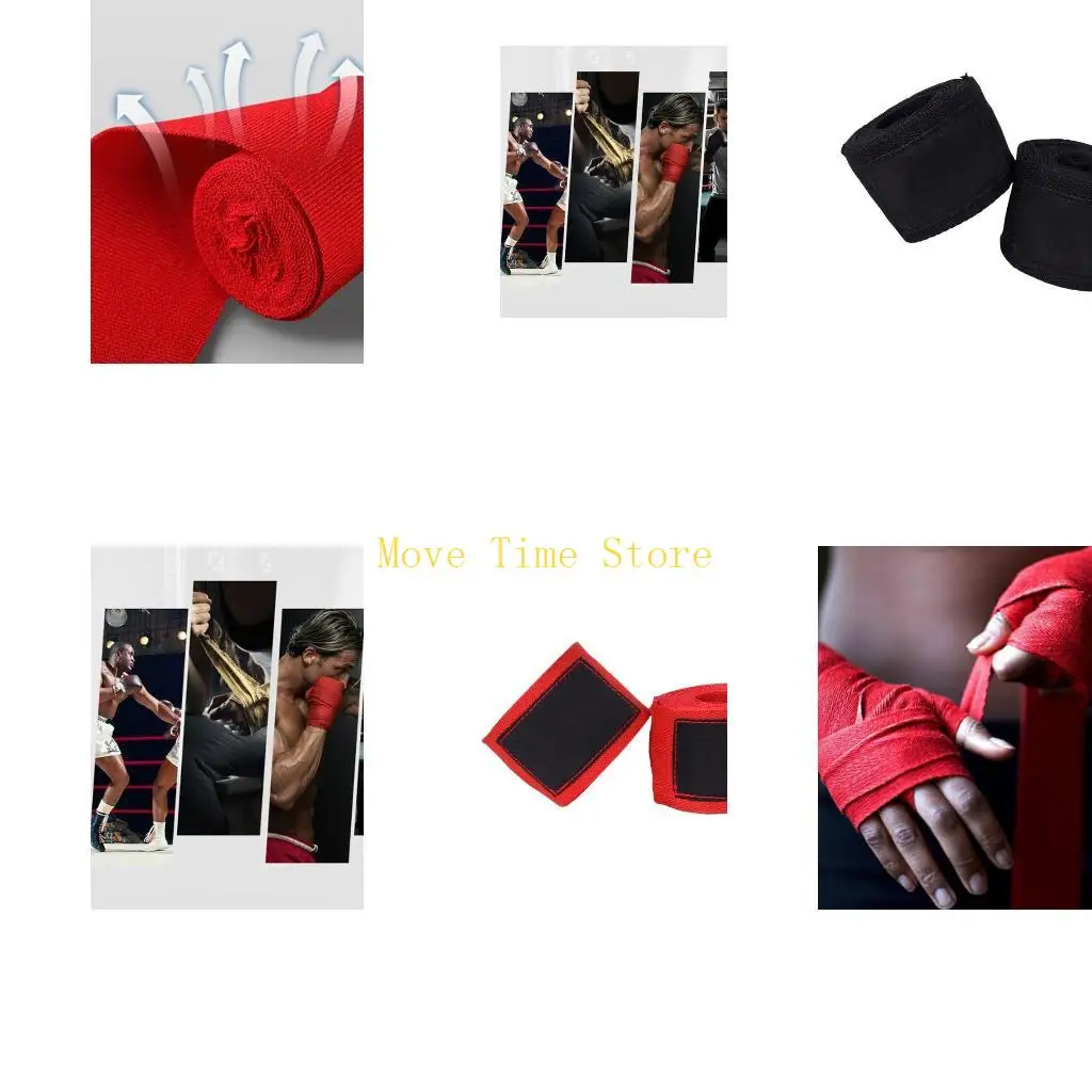 

92ME 2 Pcs Muay Thai Hand Wrap 3/5m Boxing Hand Wrap MMA Wrap Boxing Bandage
