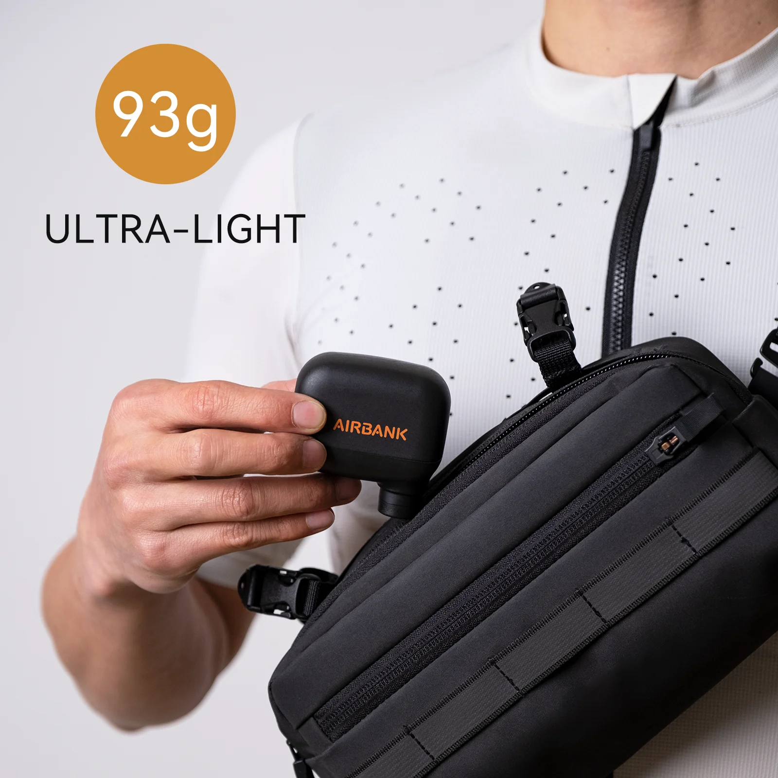 AIRBANK Pocket SE مضخة كهربائية صغيرة محمولة للدراجات اللاسلكية الإطارات بريستا شريدر صمام الدراجة الملحقات شحن سريع #3