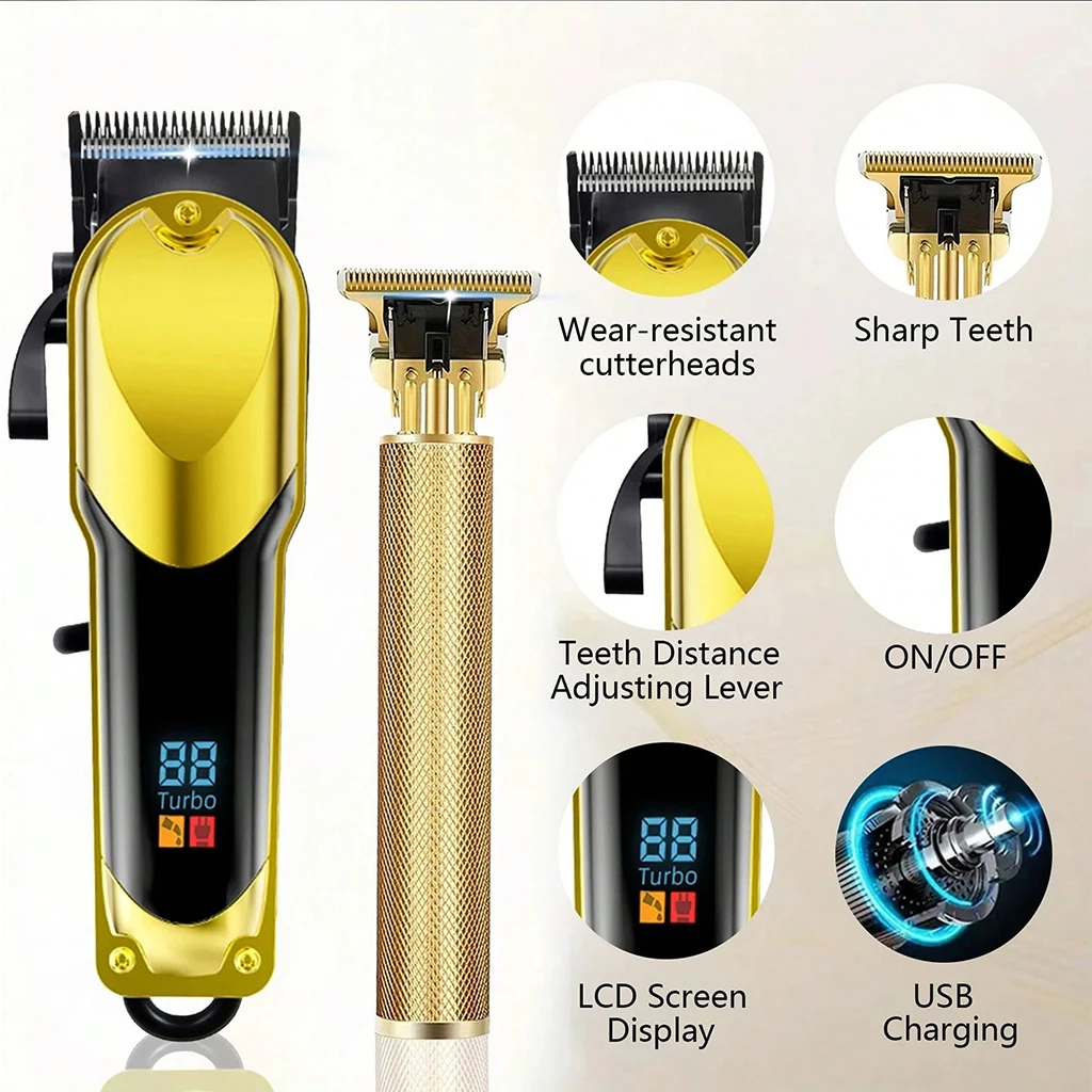 Professional Cordless Hair Cli - Men'S Grooming Blade 评论和价格