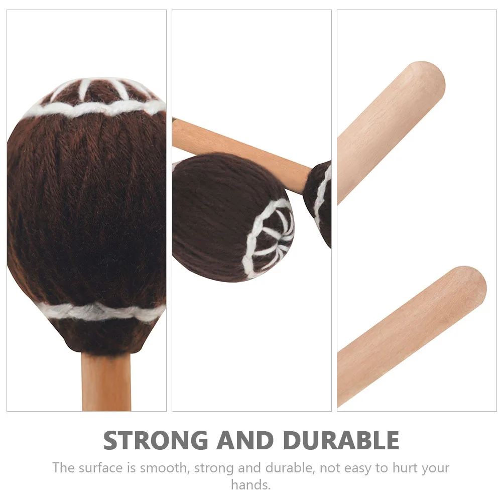 

2Pcs Maple Marimba Hammers Premium Drumsticks Strong Durable Lightweight for Percussion Instrument Use Marimba Hammer