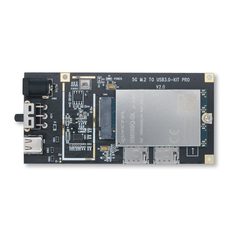 Imagem -02 - Placa Adaptadora Industrial para Quectel 5g M.2 para Usb 3.0 Kit Pro Modem Rm521f-gl Rm520n-gl Rm510q-gl Rm530n-gl Rm500q-gl Rm502q-ae