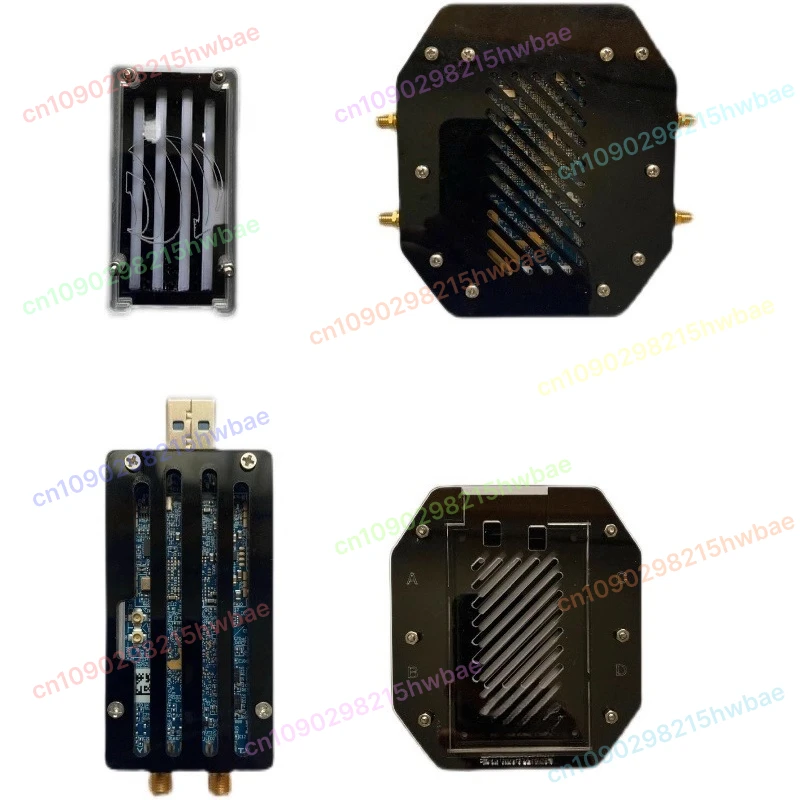  Легкий алюминиевый чехол для LimeSDR PortaPack & HackRF One — портативный защитный чехол с вентиляционными отверстиями Легкий алюминиевый чехол для LimeSDR PortaPack & HackRF One — портативный защитный чехол с вентиляционными отверстиями