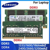 SAMSUNG Laptop Memory RAM DDR4 DDR3 SODIMM Ram 3200 2666 2400 1866 1600 1333 1066MHz RAM 16GB 8GB 4GB 2GB Notebook Memory LAPTOP