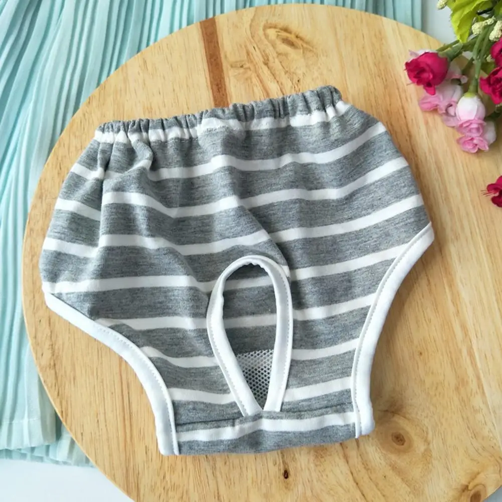 Dog Menstrual Pants Pet Supplies Cartoon Print Female Dog Period Diaper Breathable Pet Physiological Panties Dog Heat Clothes