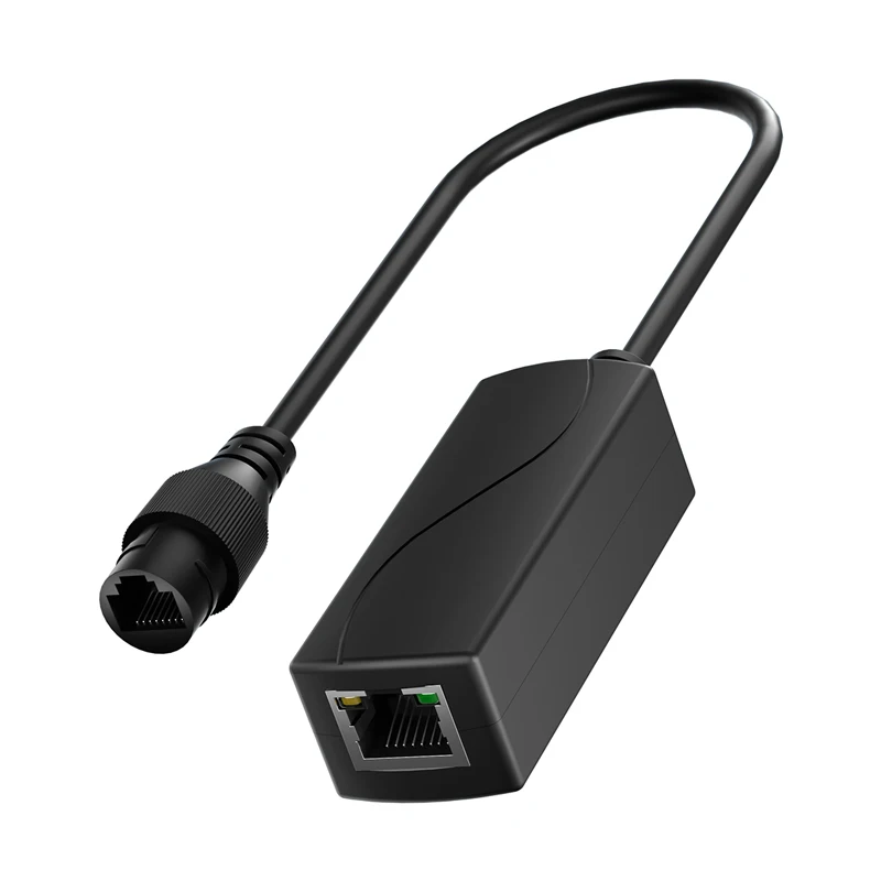 기가비트 PoE 48V ~ 24V PoE 변환기, RJ45 포트 출력 24V/1A, 패시브 24V 장치용 IEEE802.3af/at