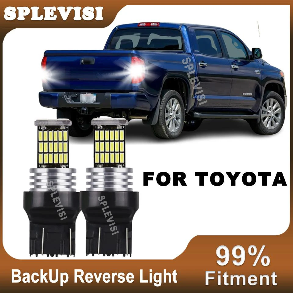 

LED Reverse Light Blub Backup Lamp 7443 7440 T20 Canbus 12v New For Toyota Tundra Highlander 4Runner RAV4 Land Cruiser Prius