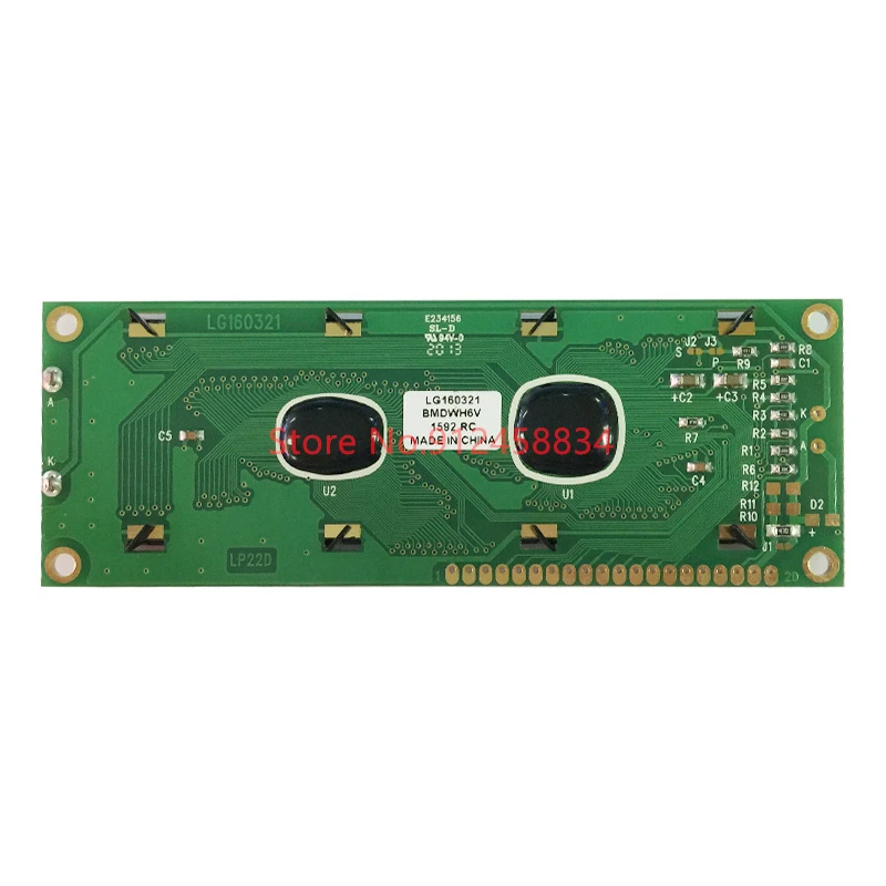 16032 Lcd Display Module 122*44mm 20Pin LG160321 blue green