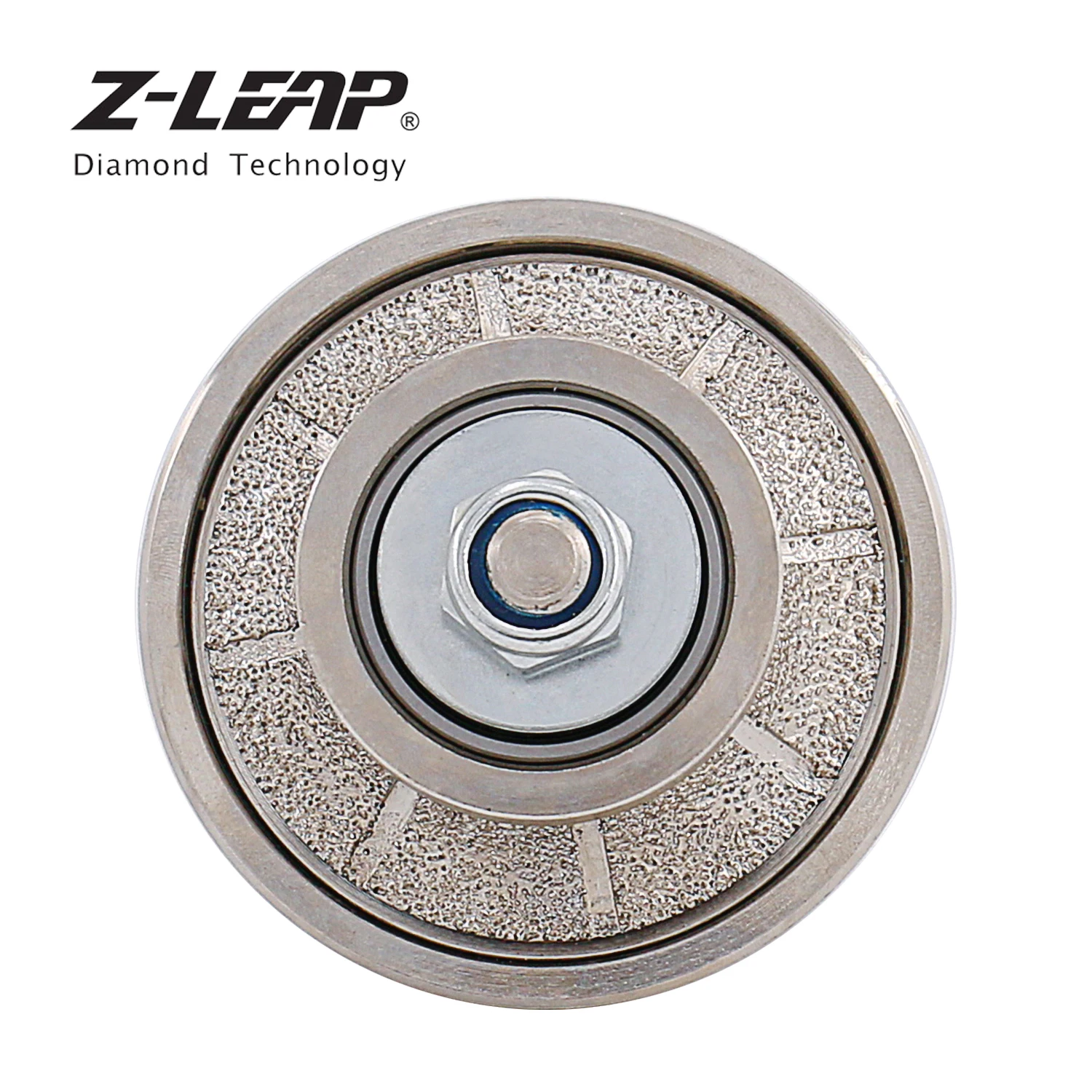 Z-LEAP B10สูญญากาศ brazed Diamond Hand profile Router bit Full bullnose บด Profiler ล้อสำหรับหินแกรนิตหินอ่อน Stone