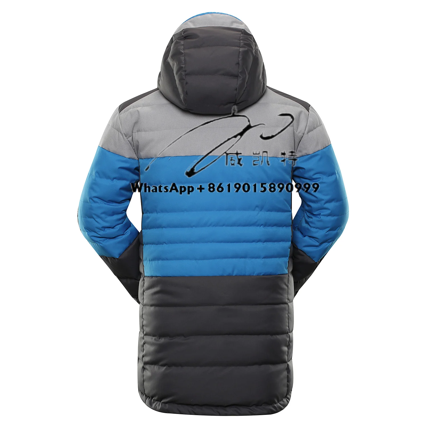 Jaket Ski Pria Alpine PRO Setelan Kustom OEM Jaket Ski Tahan Air Ski Pakaian Salju untuk Pria