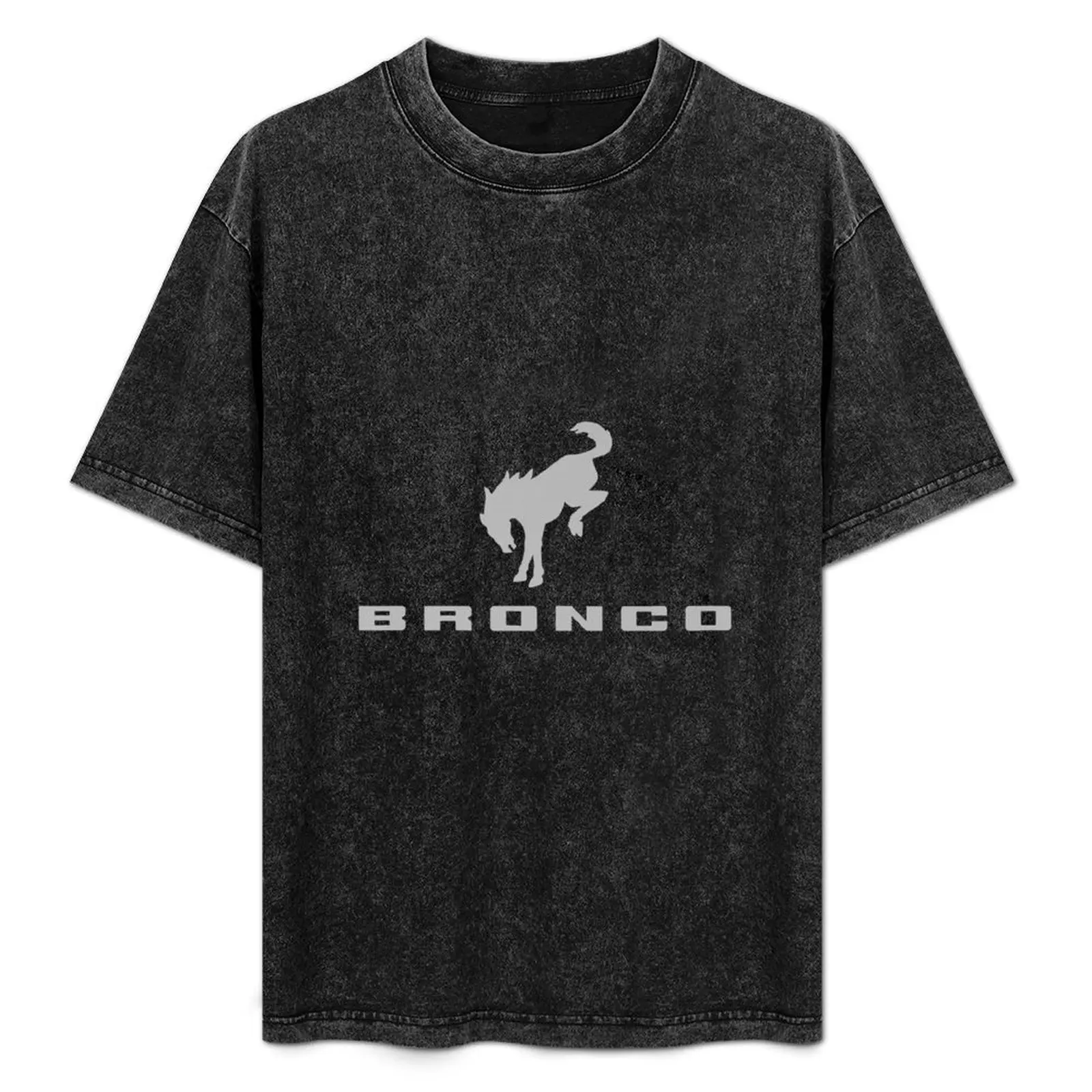 

Ford Bronco New Logo T-Shirt Short sleeve tee oversized plus sizes blacks vintage t shirt men