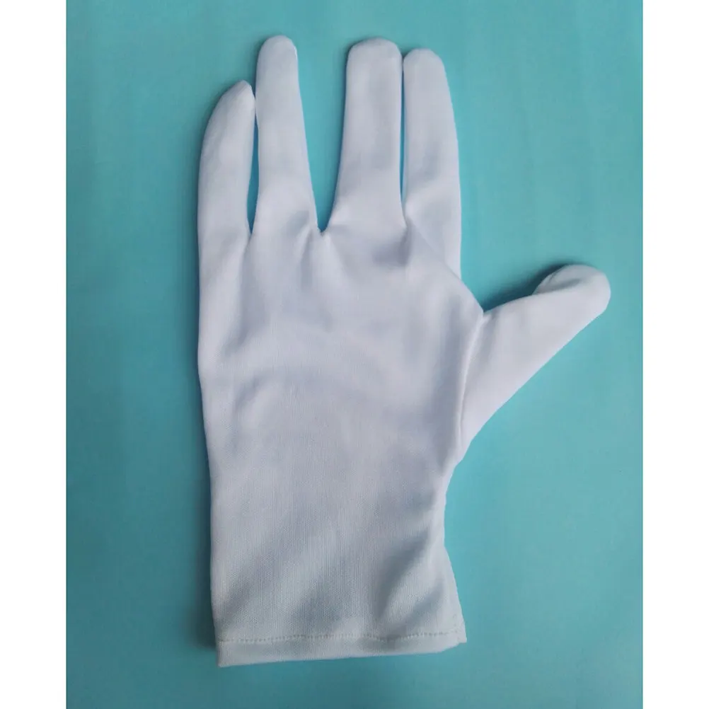 

12Pairs Dust- Gloves Cotton Comfortable Lightweight Industrial Labor Gardening Protective White Party Etiquette Gloves