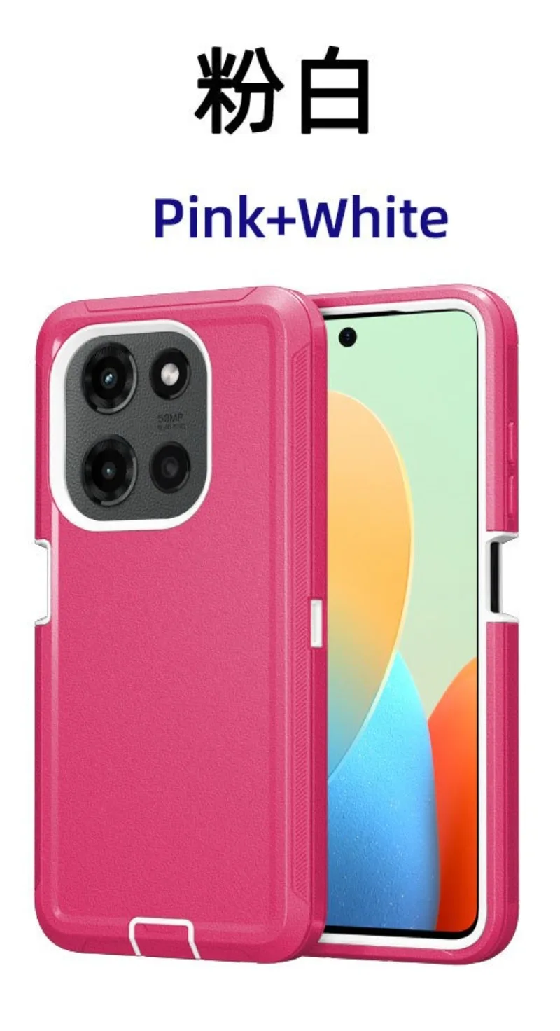 3-Schicht-Schutzhülle für Motorola G Edge Play Stylus Power 5G 2026 2025 2024 2023 Robuste Hybrid-OTT-Schutzhülle – Detail 14