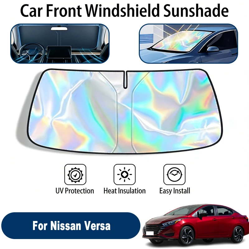 

Windshield Sun Shade For Nissan Versa Foldable UV Reflective Front Window Sun Protection Cover Accessories