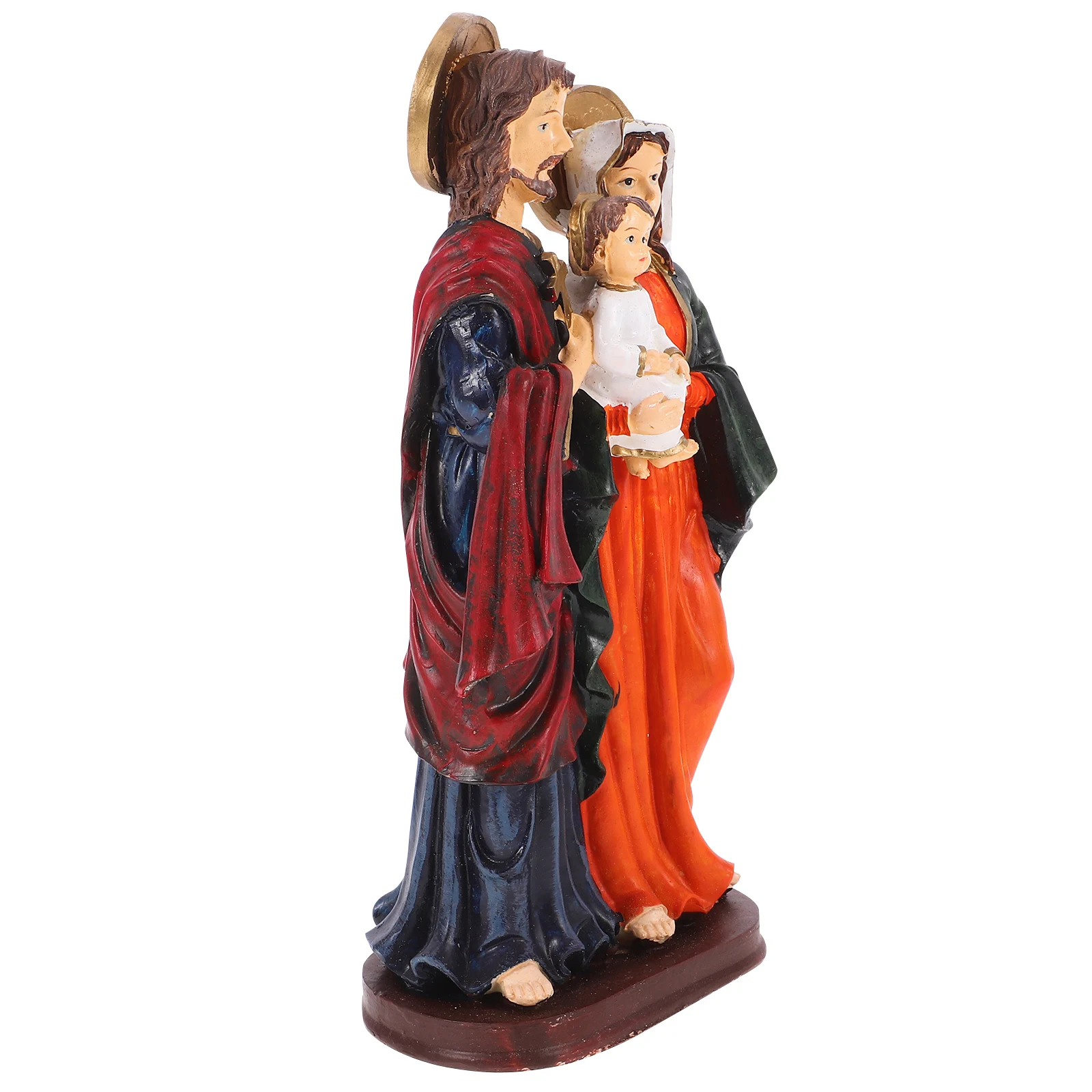 

Resin Statue nament Unique Artistic Home Decoration Practical Housewarming Gift Religious Figure Jesus Scene