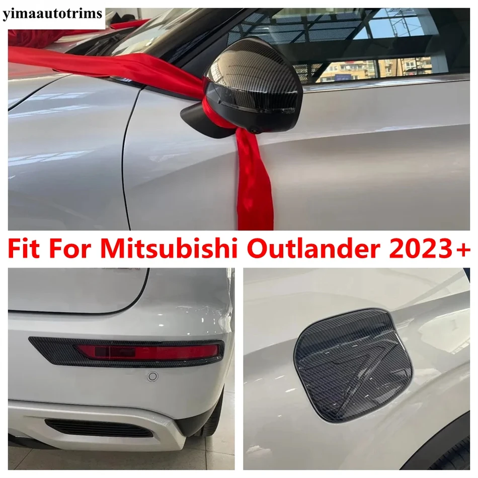 

Задние противотуманные фары для Mitsubishi Outlander 2023 2024, аксессуары из углеродного волокна