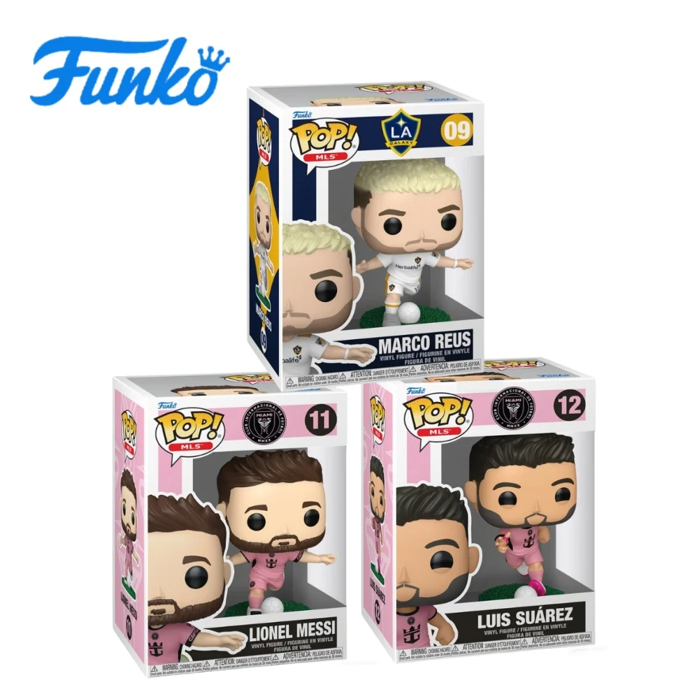 

Funko Pop Mls: Inter Miami - Messi, Luis Suarez, Los Angeles Galaxy - Marco Rossi (Pink) - New Year's Gift - Christmas, New Year, and Birthday Gifts for Friends and Family, Pop Culture Decoration, Birthday Gifts, Comic Book Collectibles, Officially Licens