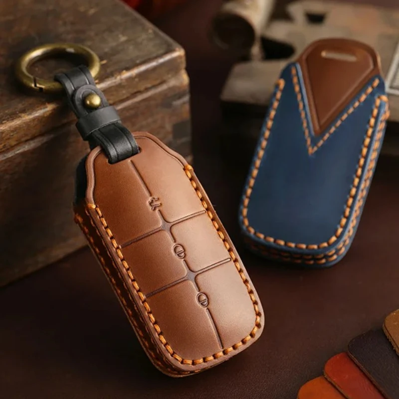 

Чехол для ключей Geely Galaxy L7 L6 MAX/Plus, из натуральной кожи, точная подгонка, в стиле OEM, из высококачественной кожи, защитный чехол – идеальный подарок