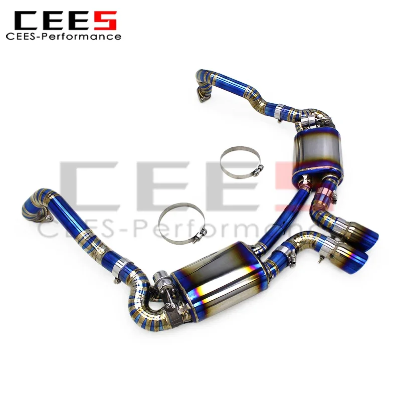 cees Catback Exhaust Pipes for PORSCHE CAYMAN 981 GTS 3.8L 2013-2015 Performance Titanium Escape Car Exhaust Pipe Muffler System