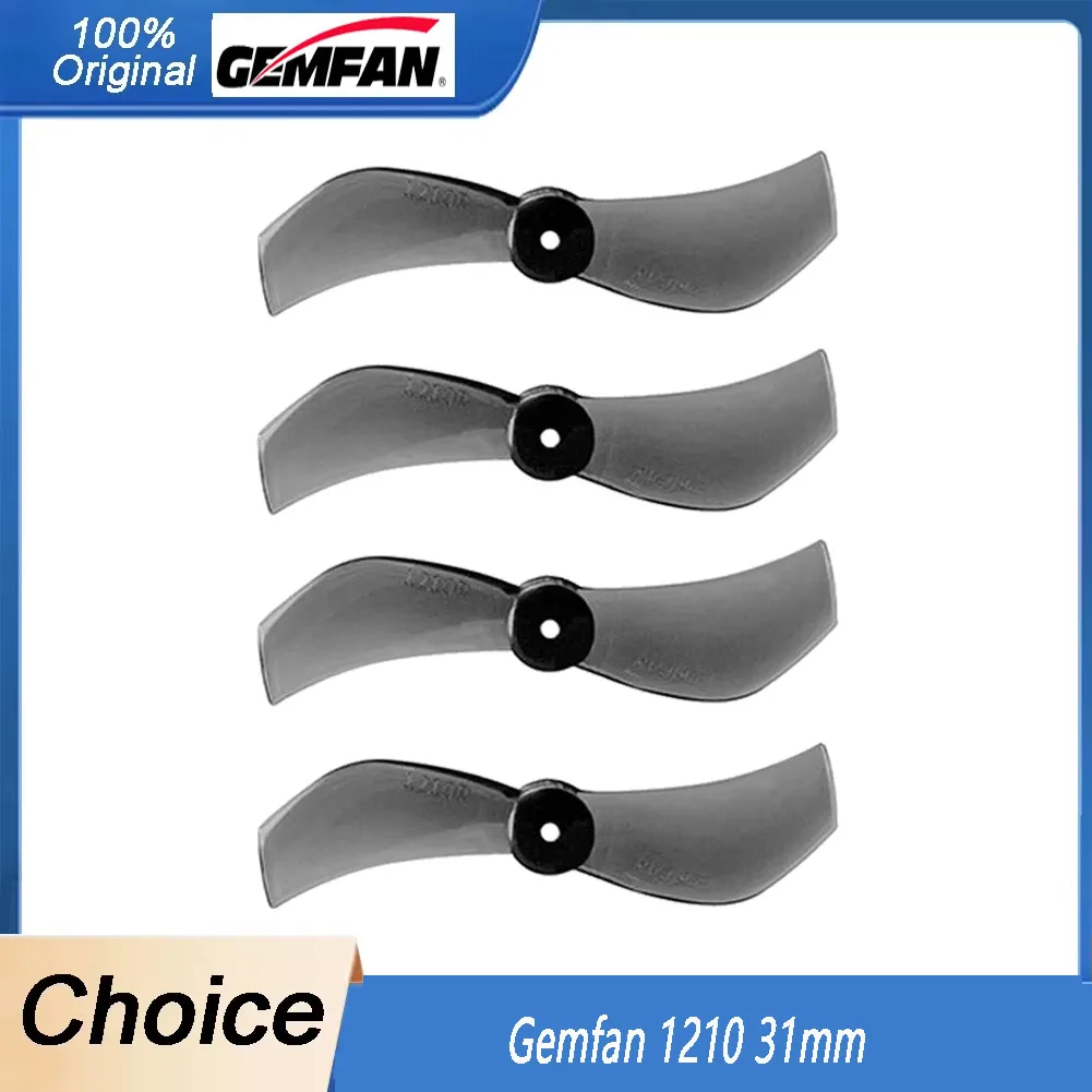 

4 пары Gemfan 1210 31 мм 1,0 мм отверстие 2-лопастной пропеллер для ПК для RC FPV Freestyle Tinywhoop микродроны DIY Запчасти