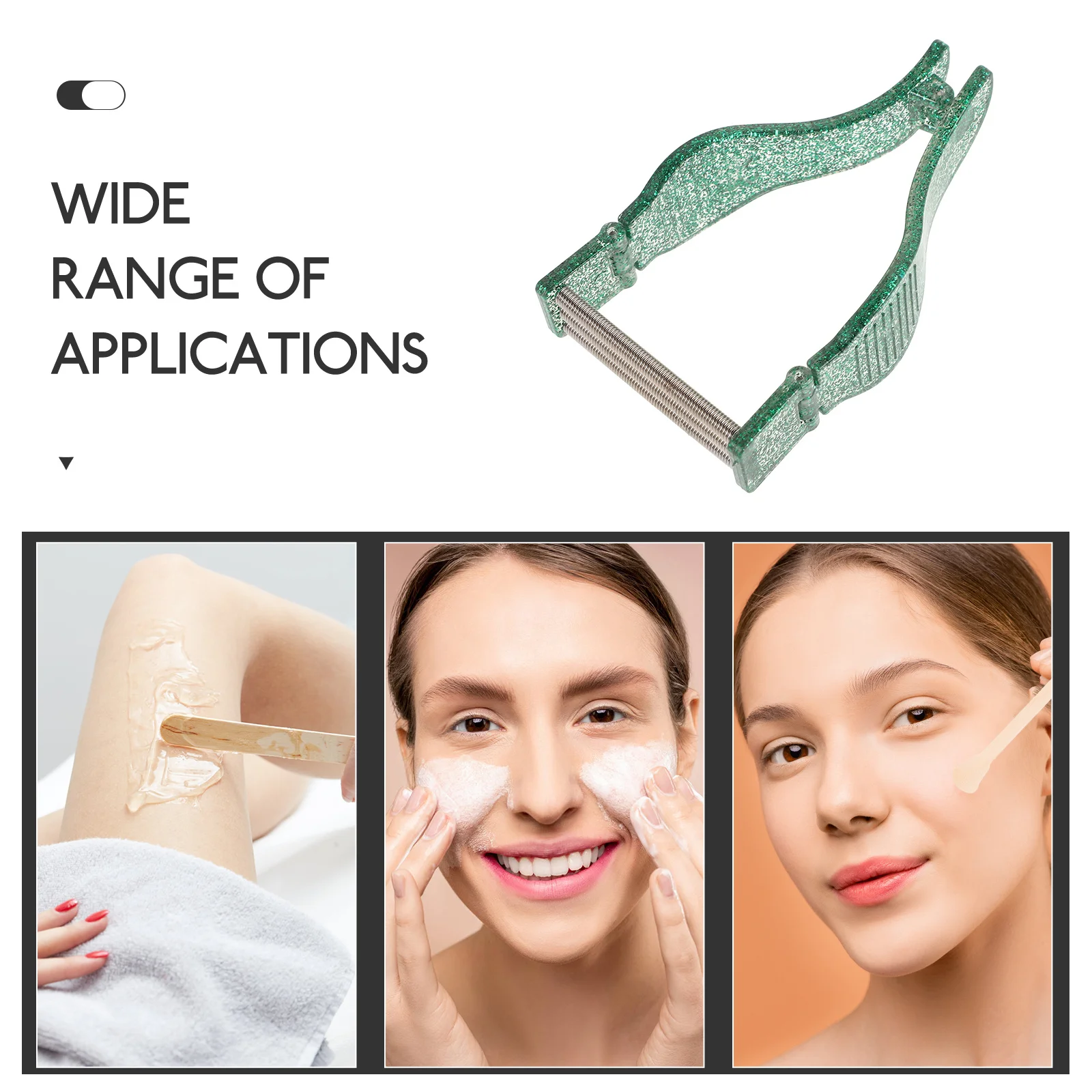 ماكينة إزالة شعر الوجه اليدوية، ماكينة إزالة شعر اللحية والذقن للنساء، أداة إزالة شعر الحواجب والشارب للوجه بالكامل