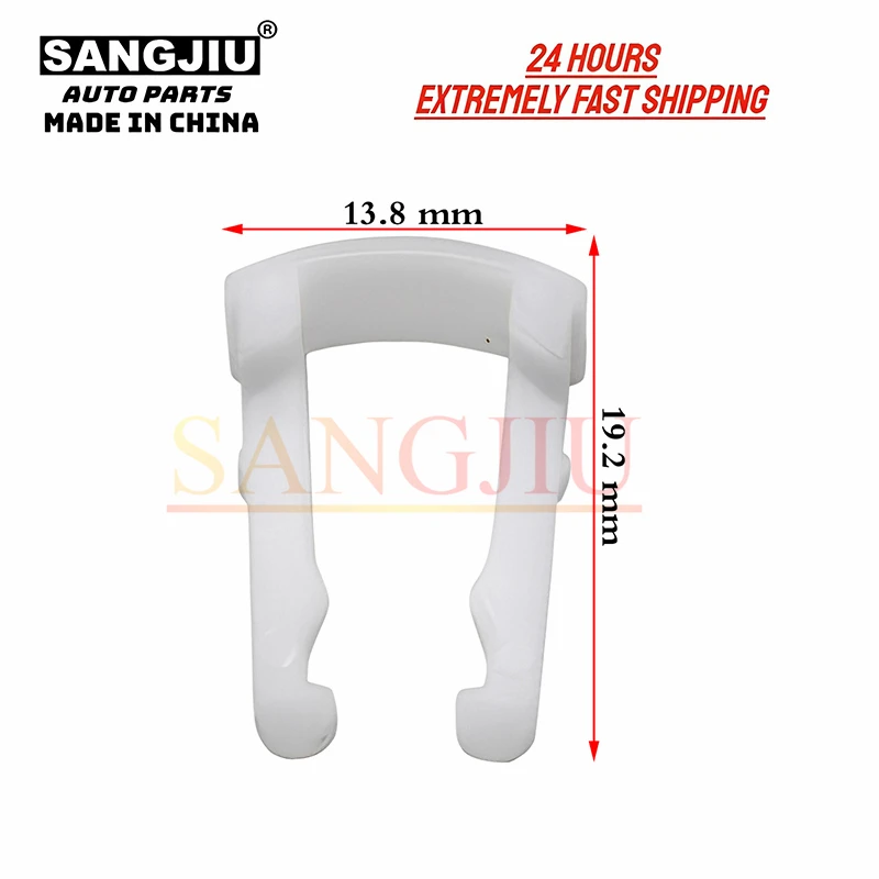 レクジルアンティースカウスベンツと互換性のある燃料ラインクリップ、6シリンダー、21992748、2f1z-9a317-aa、20個