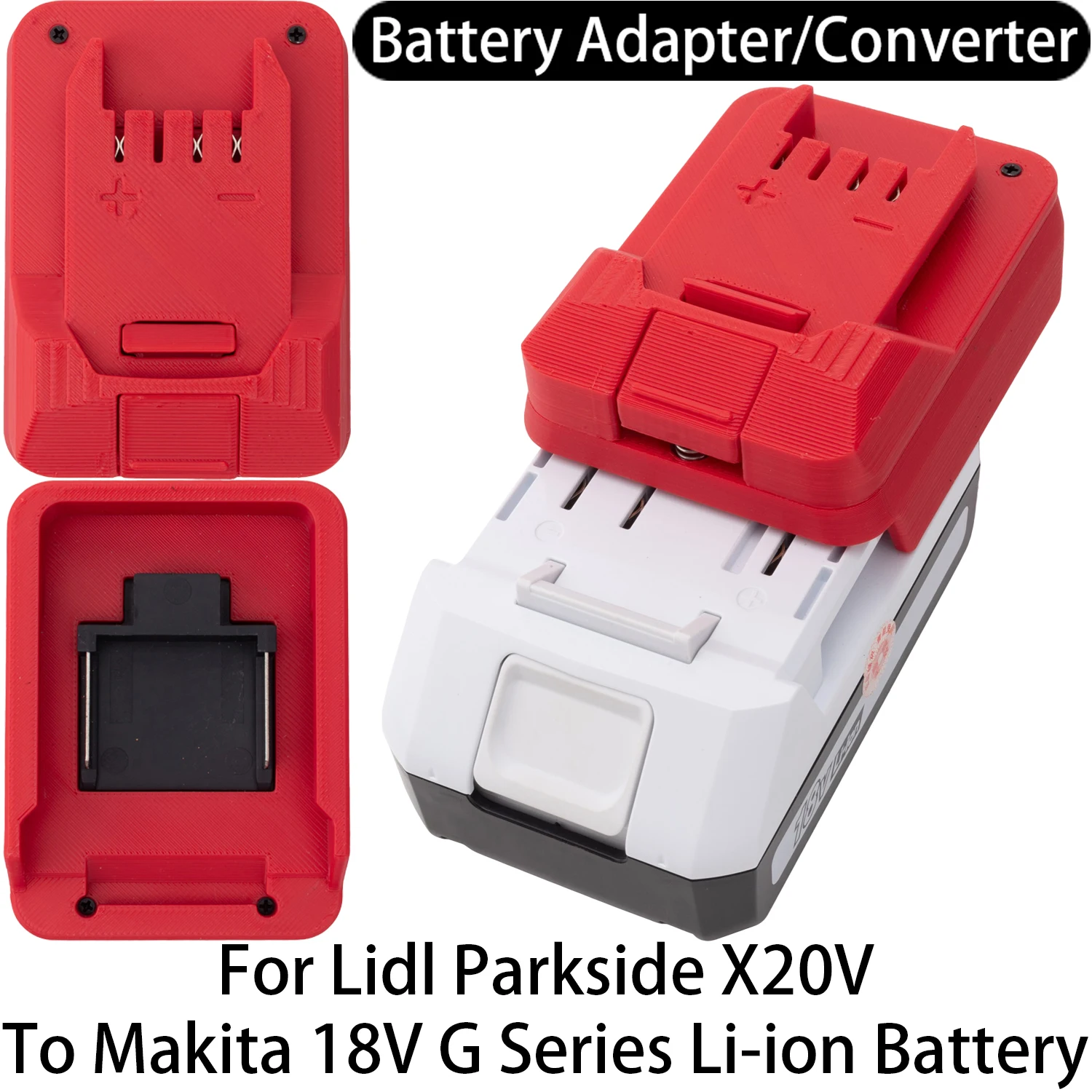 

Battery Adapter Converter for Lidl Parkside X20V Li-ion tools To for Makita 18V G series Li-ion Battery Adapter Tool Accessory