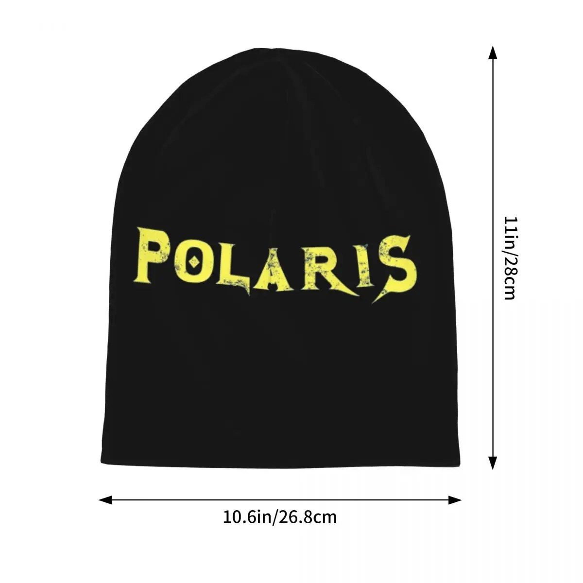 قبعة بولاريس الدافئة المحبوكة بشعار الهيب هوب بونيه قبعة الخريف الشتاء في الهواء الطلق قبعات بيني للجنسين الكبار